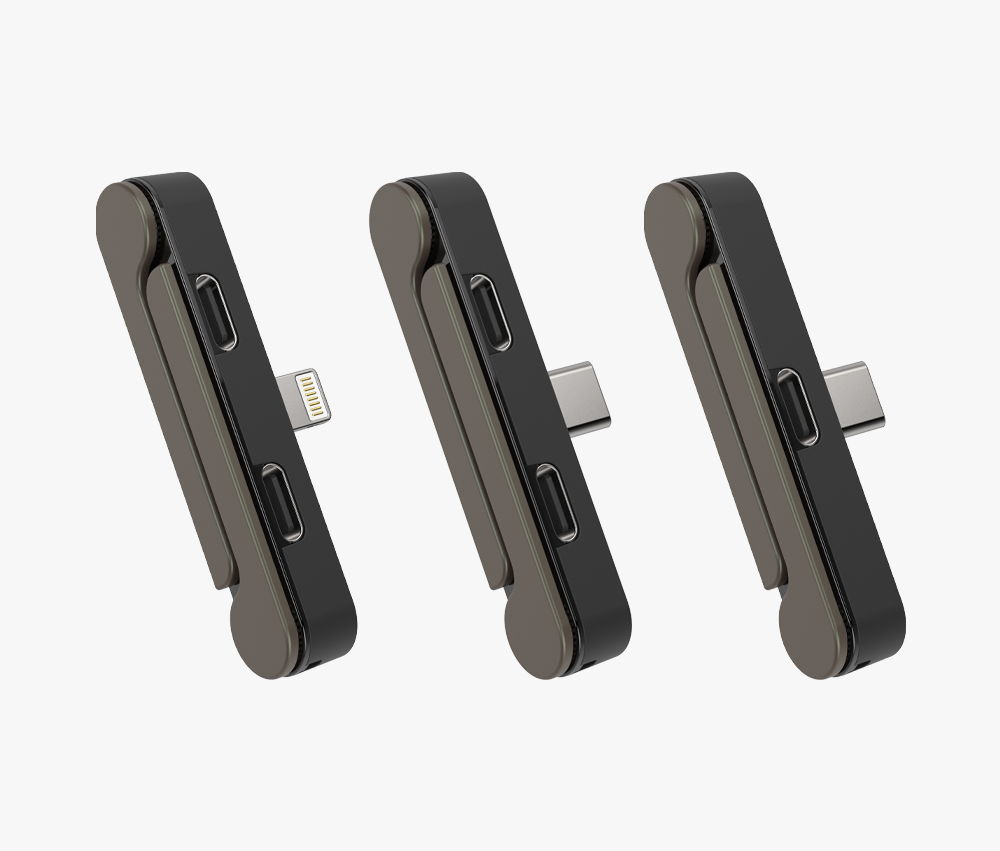 Phone OTG Adapter with Integrated Stand
